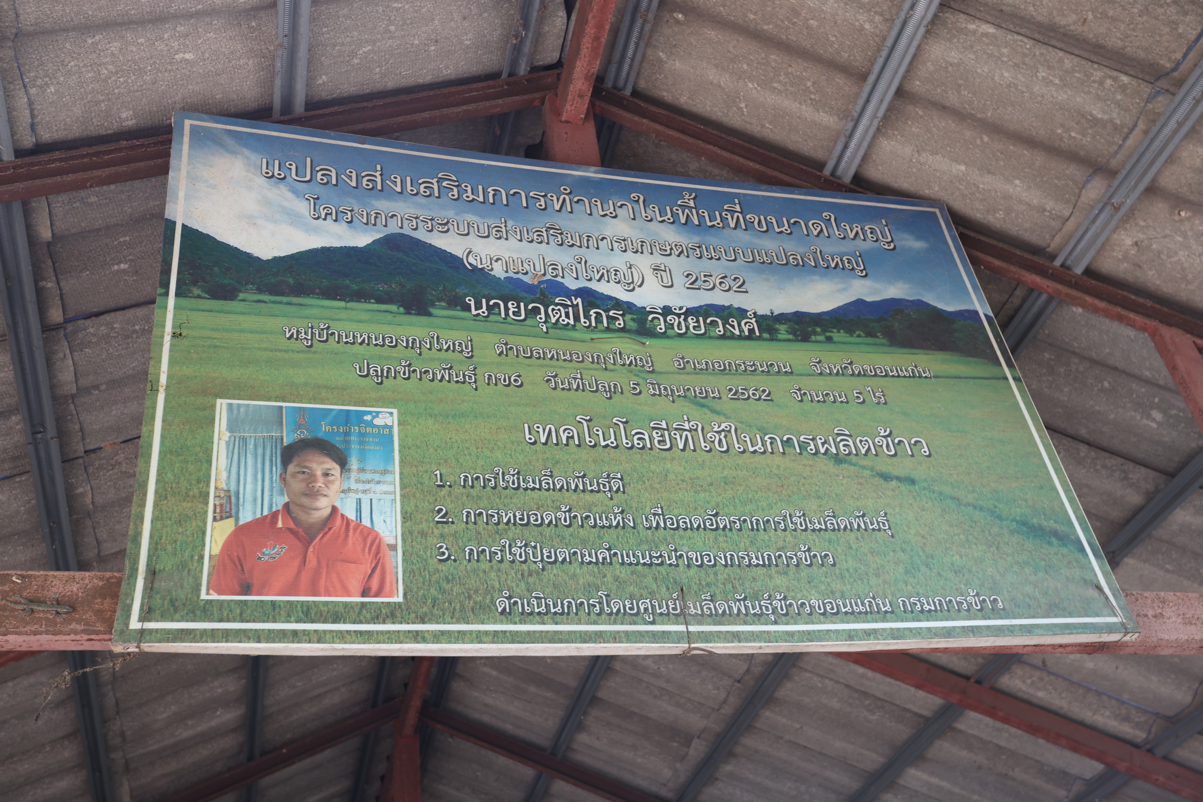 title - กพม. ติดตามต้นแบบ Smart Farmer หนองกุงใหญ่ ปธ.แปลงใหญ่นาข้าว