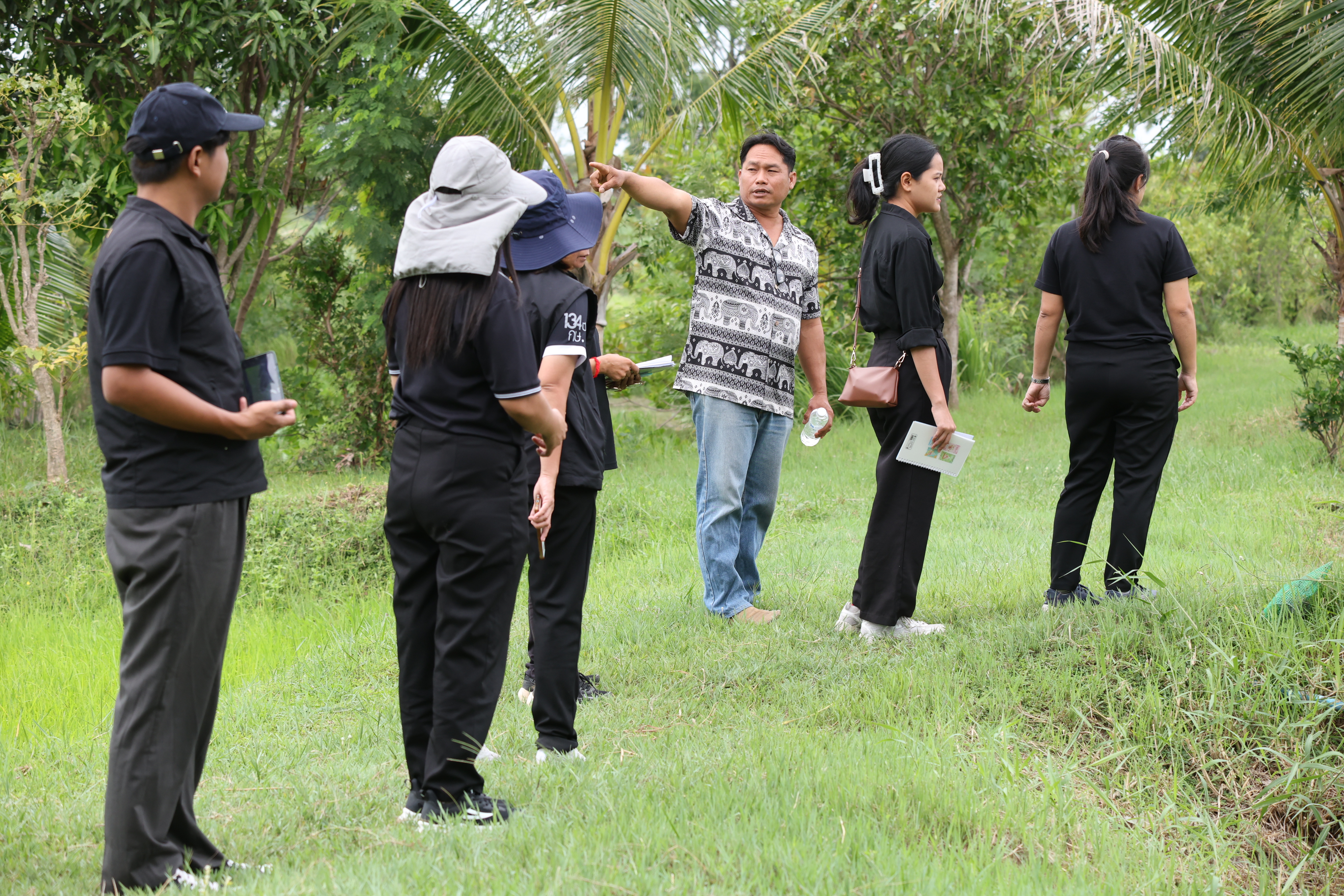 title - กพม. ติดตามต้นแบบ Smart Farmer หนองกุงใหญ่ ปธ.แปลงใหญ่นาข้าว