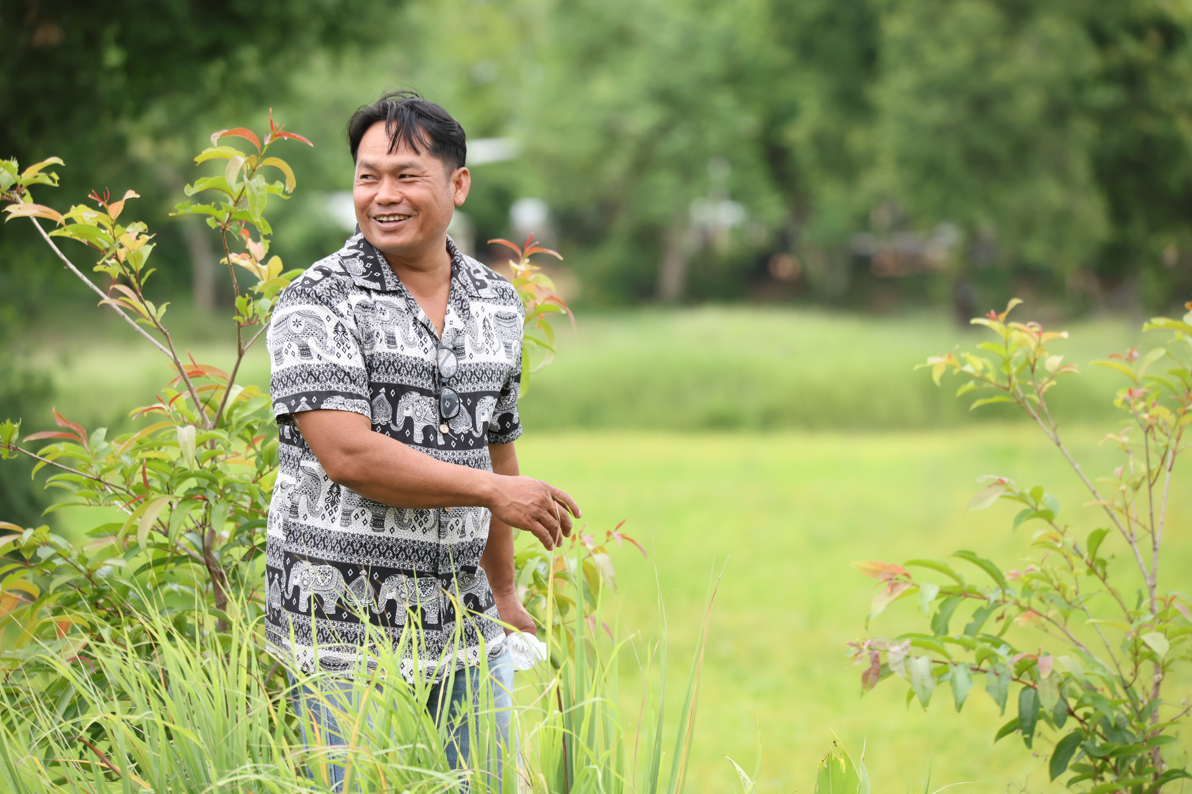 title - กพม. ติดตามต้นแบบ Smart Farmer หนองกุงใหญ่ ปธ.แปลงใหญ่นาข้าว
