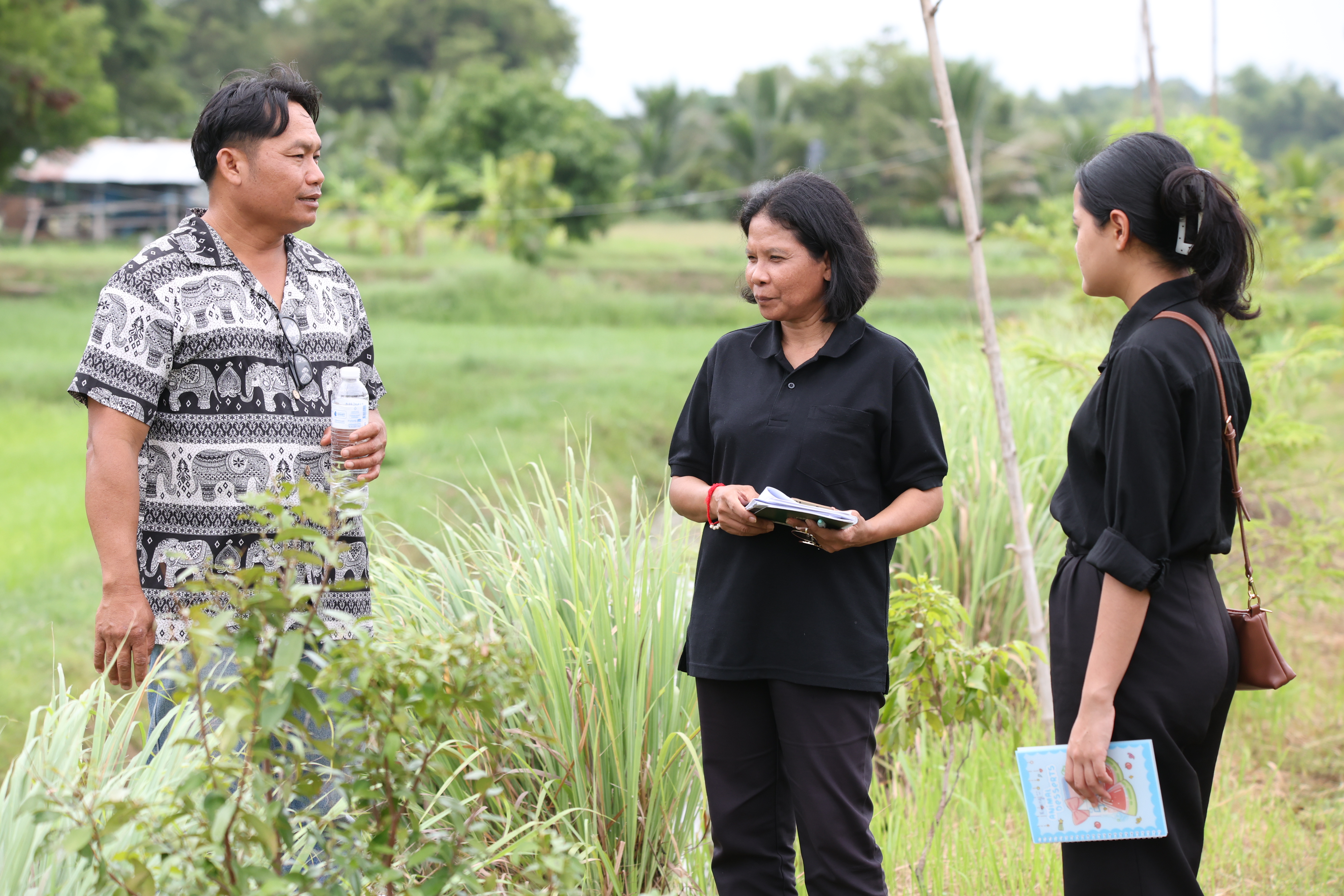 title - กพม. ติดตามต้นแบบ Smart Farmer หนองกุงใหญ่ ปธ.แปลงใหญ่นาข้าว