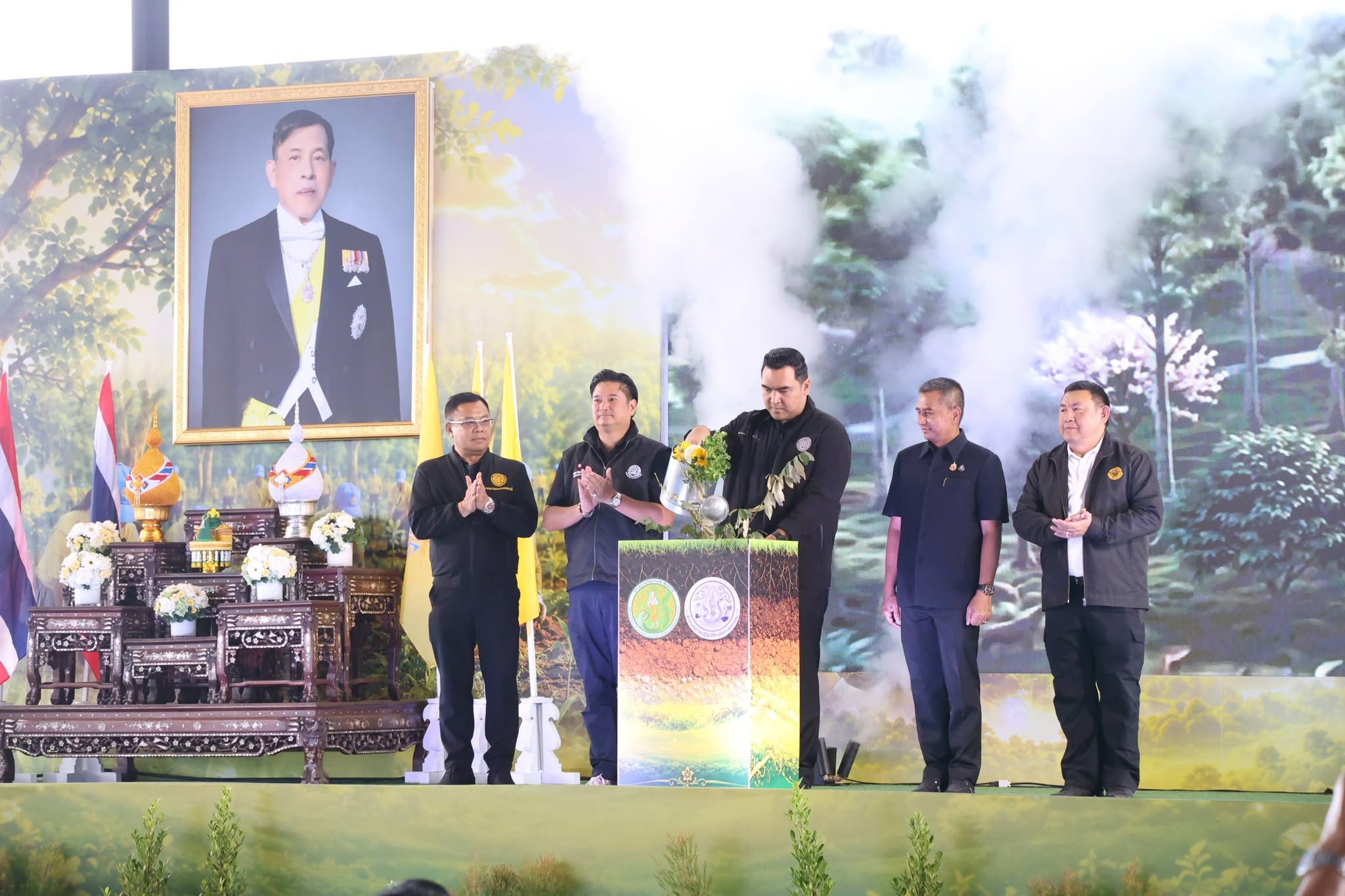 title - ส.ป.ก. รวมพลัง “ปลูกเพื่อเปลี่ยน เปลี่ยนเพื่อยั่งยืน เทิดไท้องค์ทศมราชา” เพื่อเพิ่มพื้นที่สีเขียวในเขตปฏิรูปที่ดิน