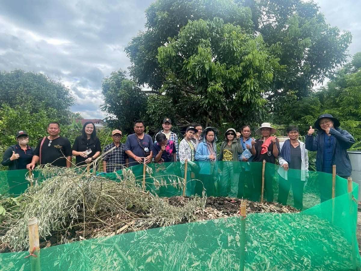 title - กอฟ.ลงพื้นที่รณรงค์ลดการเผาในที่โล่ง ป้องกันไฟป่าและฝุ่นควัน ในพื้นที่ของ “นาย ทองสุข ศรีบุญเรือง” ต.แม่คะ อ.ฝาง จ.เชียงใหม่ 