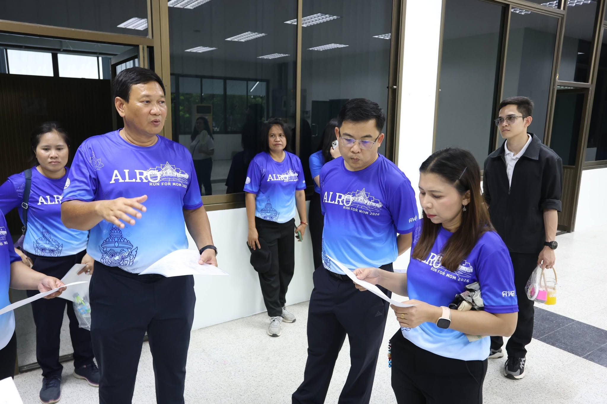 title - สพท. ยกทีมสำรวจที่ตั้งสำนักงานชั่วคราวบางไทร จัดสรรพื้นที่ทำงานเตรียมพร้อมขนย้าย