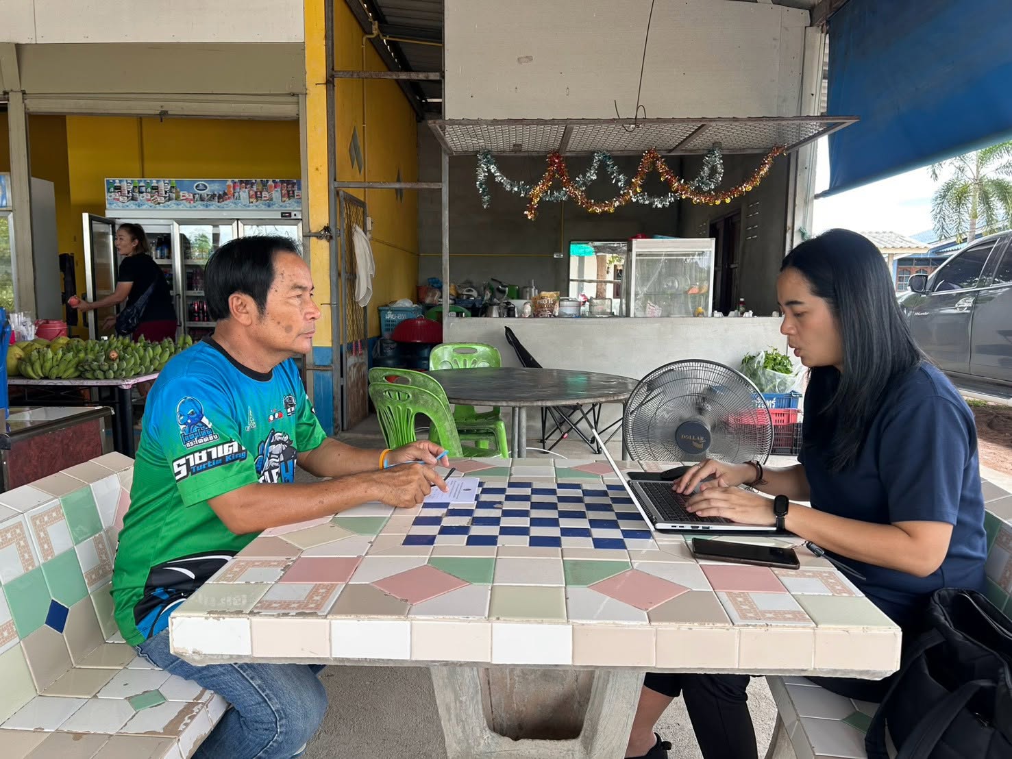 title - กอฟ. ติดตามการดำเนินงานศูนย์รณรงค์หยุดการเผาในเขตปฏิรูปที่ดิน ต.หนองฝ้าย อ.เลาขวัญ จ.กาญจนบุรี