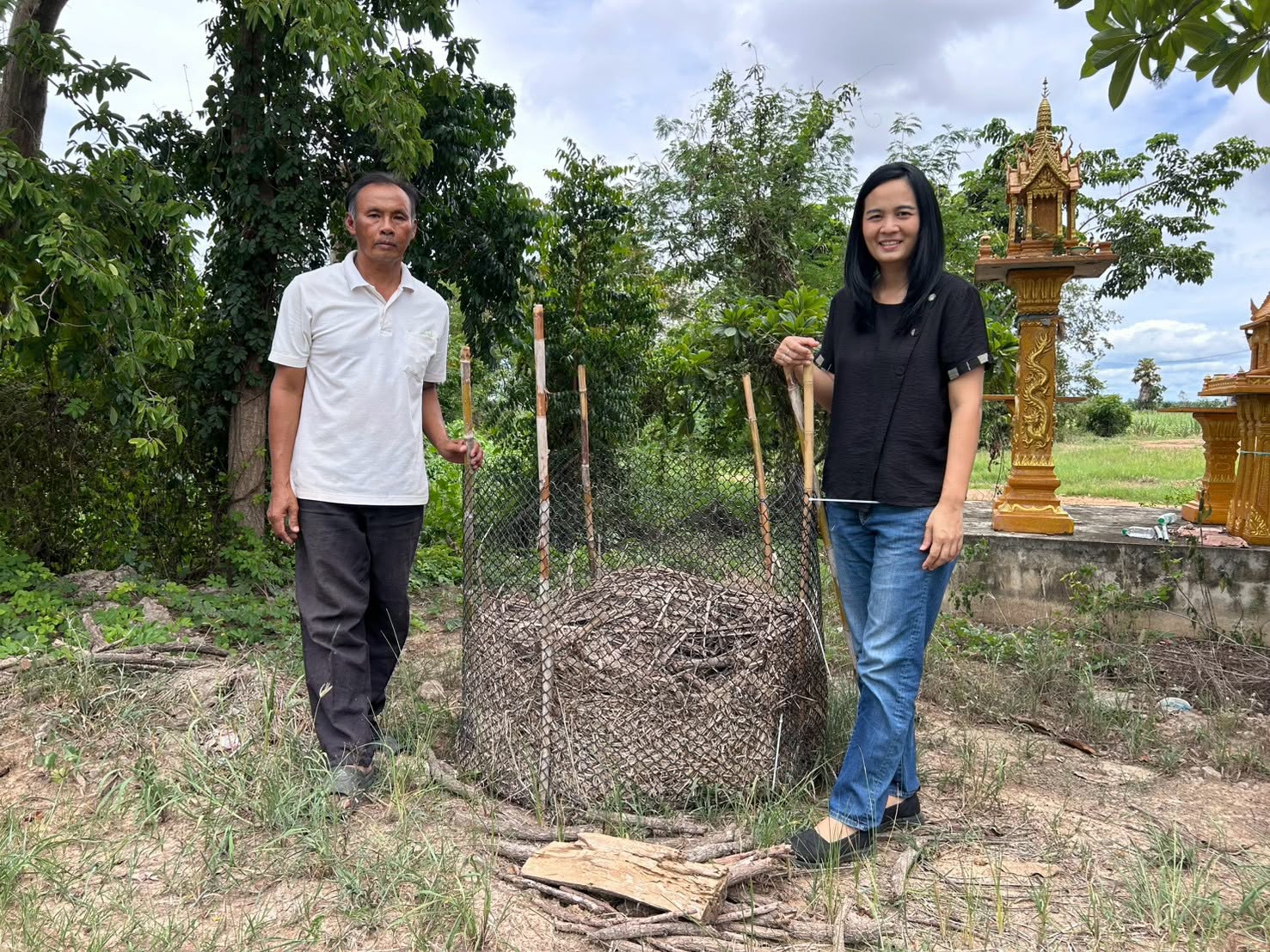 title - กอฟ. ติดตามการดำเนินงานของ ศูนย์รณรงค์หยุดการเผาในเขตปฏิรูปที่ดิน ต.จรเข้เผือก อ.ด่านมะขามเตี้ย จ.กาญจนบุรี 