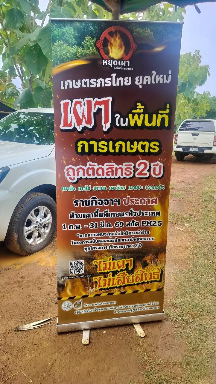 title - กอฟ. ติดตาม ศูนย์รณรงค์การลดเผาในเขตปฏิรูปที่ดิน 