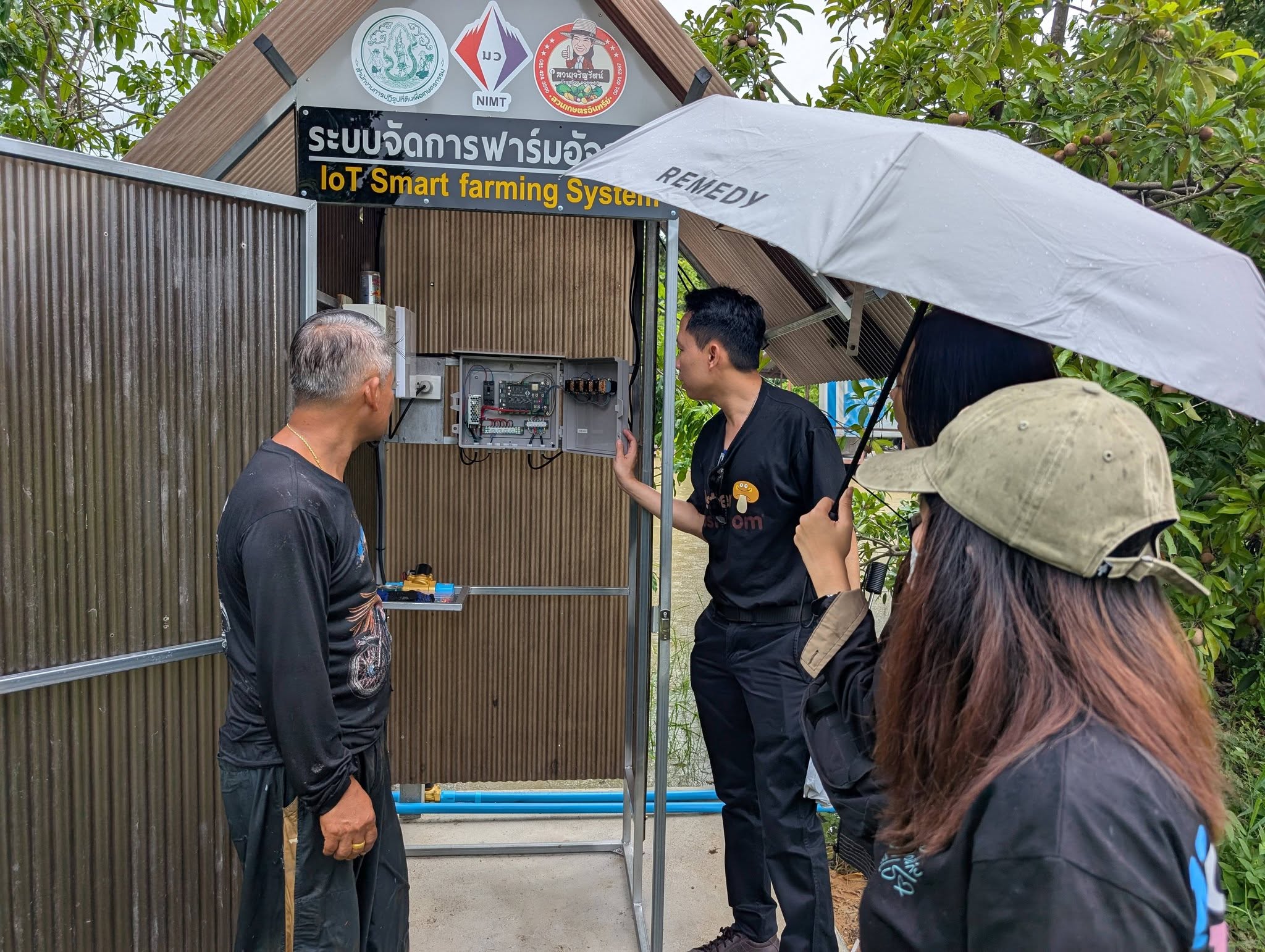title - กพก. ติดตามการใช้งานเทคโนโลยีและนวัตกรรมเกษตร IoT ภายใต้ความร่วมมือกับสถาบันมาตรวิทยาแห่งชาติ (มว.) จ.ปทุมธานี