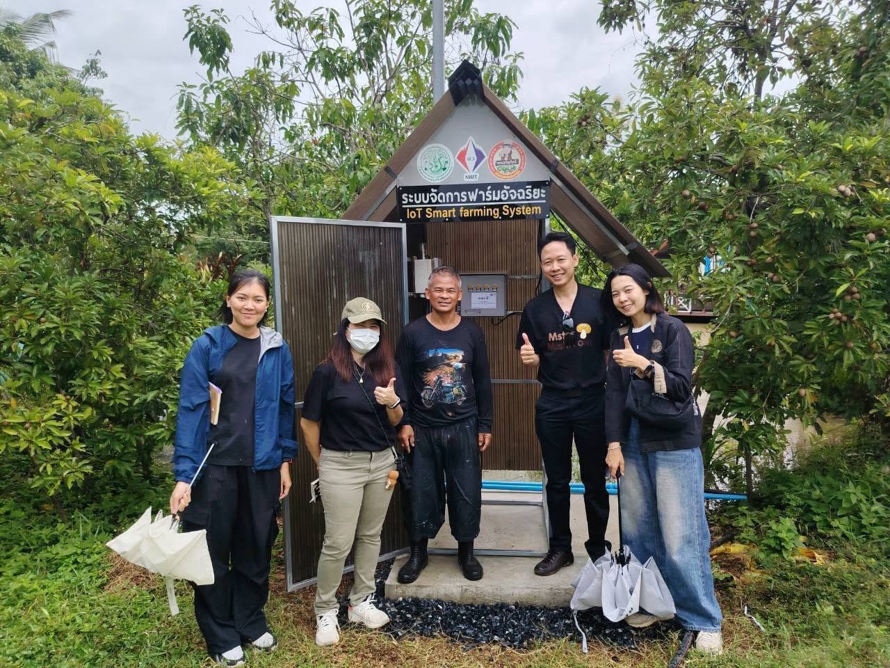 กพก. ติดตามการใช้งานเทคโนโลยีและนวัตกรรมเกษตร IoT ภายใต้ความร่วมมือกับสถาบันมาตรวิทยาแห่งชาติ (มว.) จ.ปทุมธานี