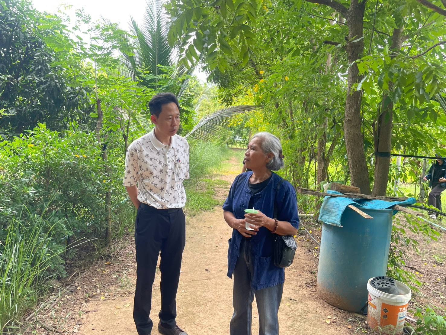 title - กพก. ลงพื้นที่แปลงใหญ่ กลุ่มเกษตรกรผู้ปลูกสมุนไพรในพื้นที่แม่วงก์ กลุ่มเกษตรกรผู้ปลูกส้มโอพื้นที่แม่เล่ย์ และติดตามการใช้ IoT จ.นครสวรรค์