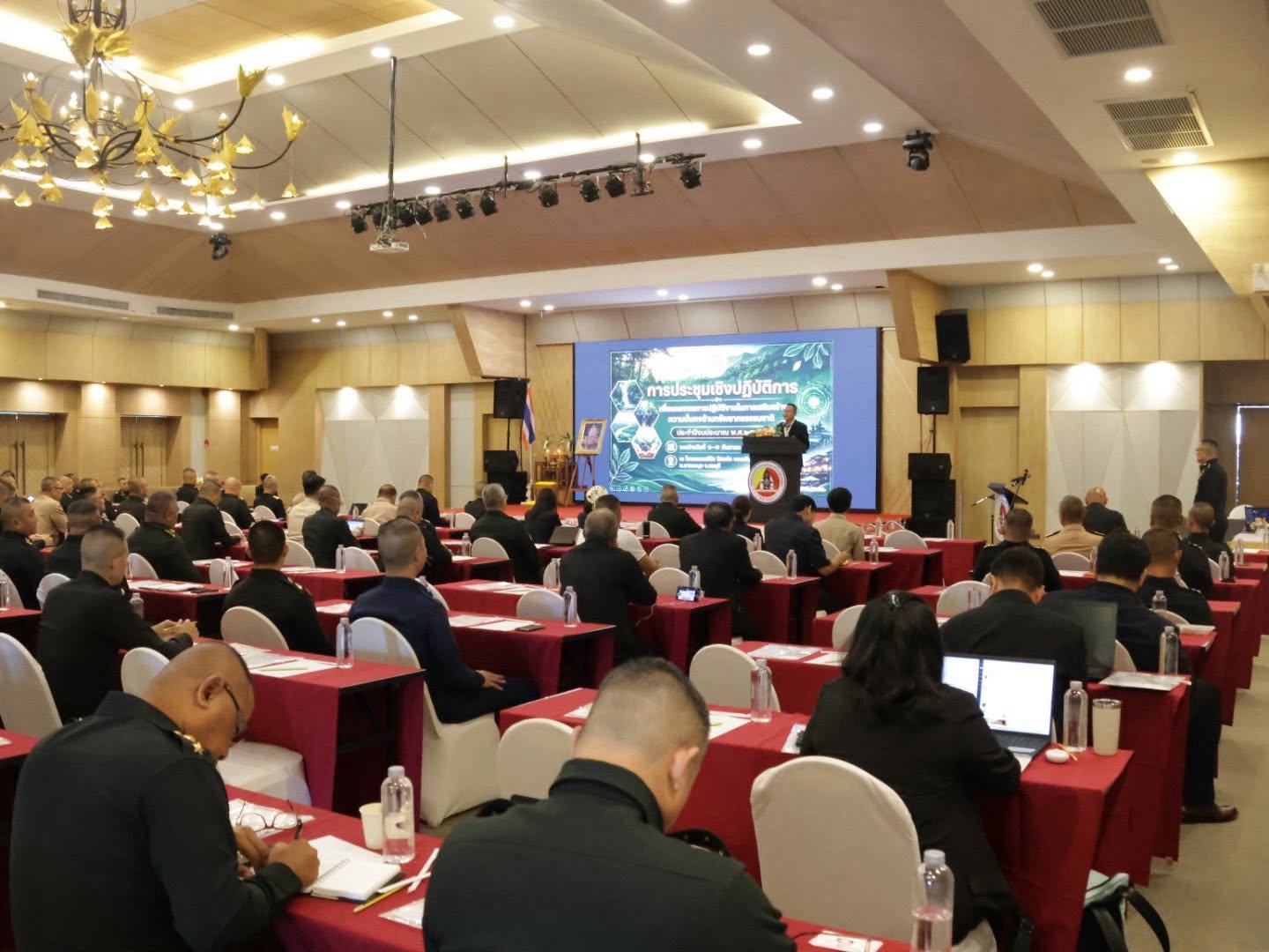 title - กอฟ. ร่วมการประชุมเชิงปฏิบัติการเพื่อแถลงผลการปฏิบัติงานเสริมสร้างความมั่นคงด้านทรัพยากรธรรมชาติ ประจำปีงบประมาณ พ.ศ. 2569 