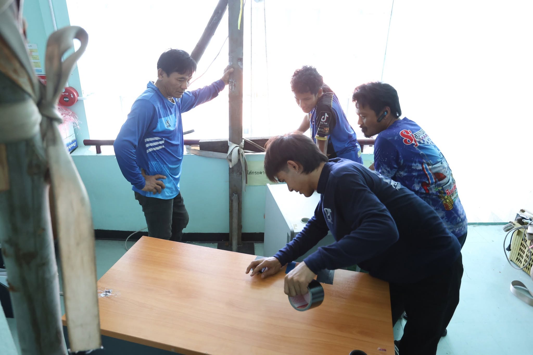 title - สพท. เคลื่อนย้ายครุภัณฑ์ชุดที่สอง เตรียมพร้อมปฏิบัติงาน ศพส. บางไทร
