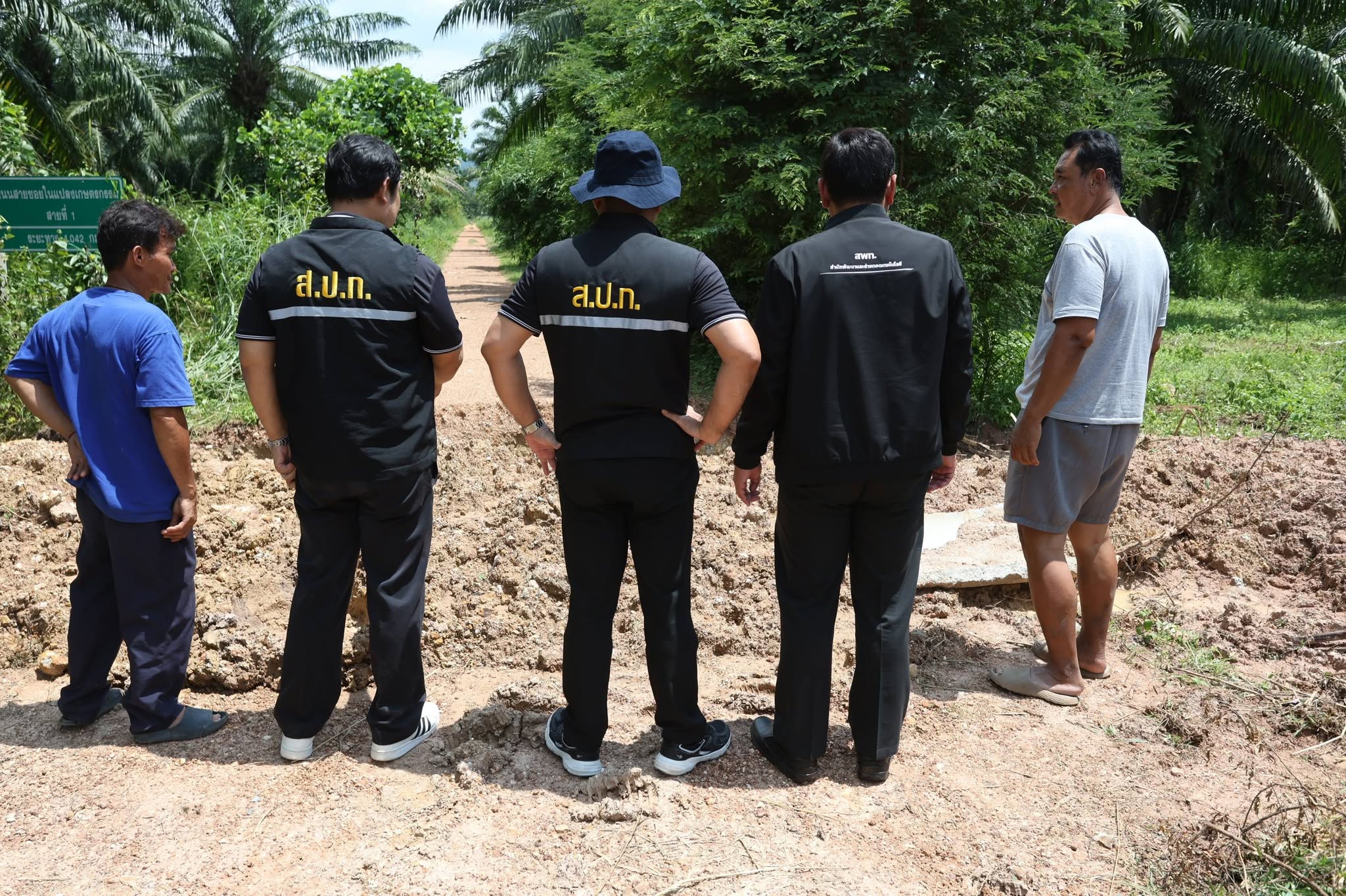 title - สพท. เยี่ยมแปลงเกษตรกร คทช.บ่อทอง รับฟังปัญหาน้ำท่วมและช้างป่ารุกแปลงเกษตรกรรม