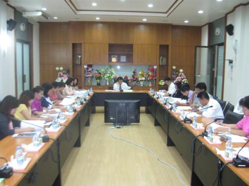 การประชุมคณะทำงานจัดทำต้นทุนต่อหน่วยผลผลิตของ ส.ป.ก. ครั้งที่ 1/2556  
