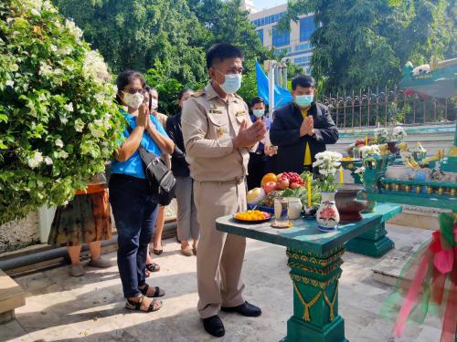 นายวิวรรธน์ สงประเสริฐ เข้าสักการะสิ่งศักดิ์สิทธิ์ เนื่องในโอกาสเข้ารับตำแหน่งผู้อำนวยการสำนักพัฒนาและถ่ายทอดเทคโนโลยี