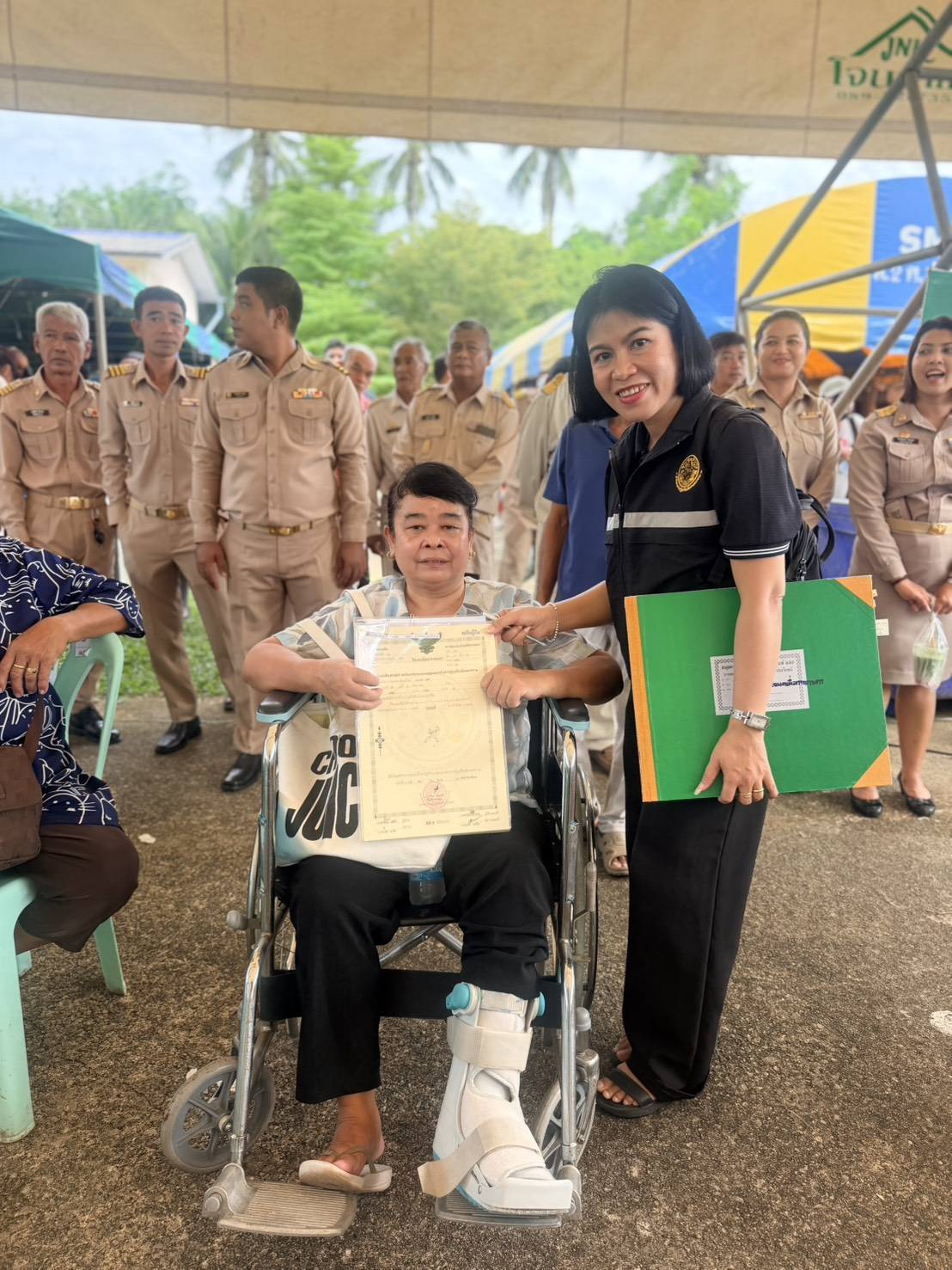 title - ส.ป.ก.ตรัง เข้าร่วมกิจกรรมคลินิกเกษตรเคลื่อนที่ในพระราชานุเคราะห์สมเด็จพระบรมโอรสาธิราชสยามมกุฎราชกุมาร ครั้งที่ ๓ ประจำปีงบประมาณ ๒๕๖๙