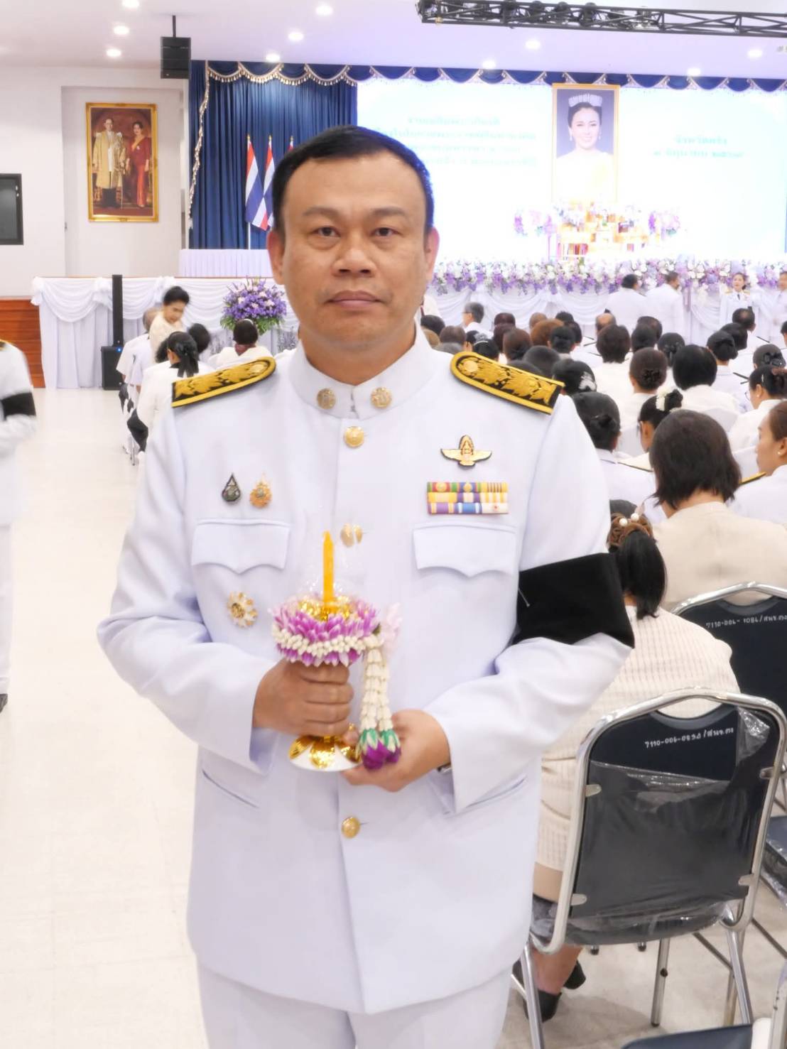 title - ส.ป.ก.ตรังร่วมเข้าร่วมพิธีเนื่องในโอกาสวันเฉลิมพระชนมพรรษา สมเด็จพระนางเจ้าฯ พระบรมราชินี  ๓ มิถุนายน ๒๕๖๙