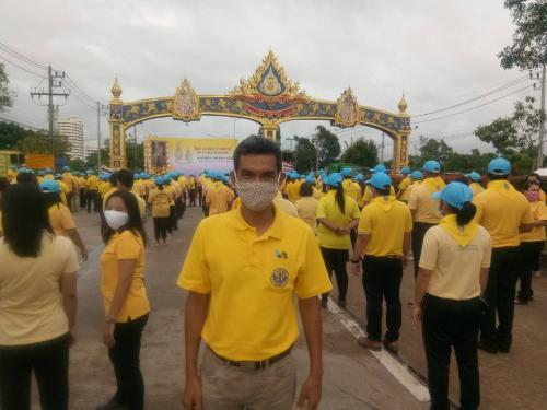 ส.ป.ก.ตรัง ร่วม พิธีเปิด“ซุ้มประตูเมืองเฉลิมพระเกียรติ เนื่องในโอกาสมหามงคลพระราชพิธีบรมราชาภิเษก” และร่วมกันเก็บขยะ ๒ ฝั่งถนนเพื่อความเป็นระเบียบเรียบร้อย 