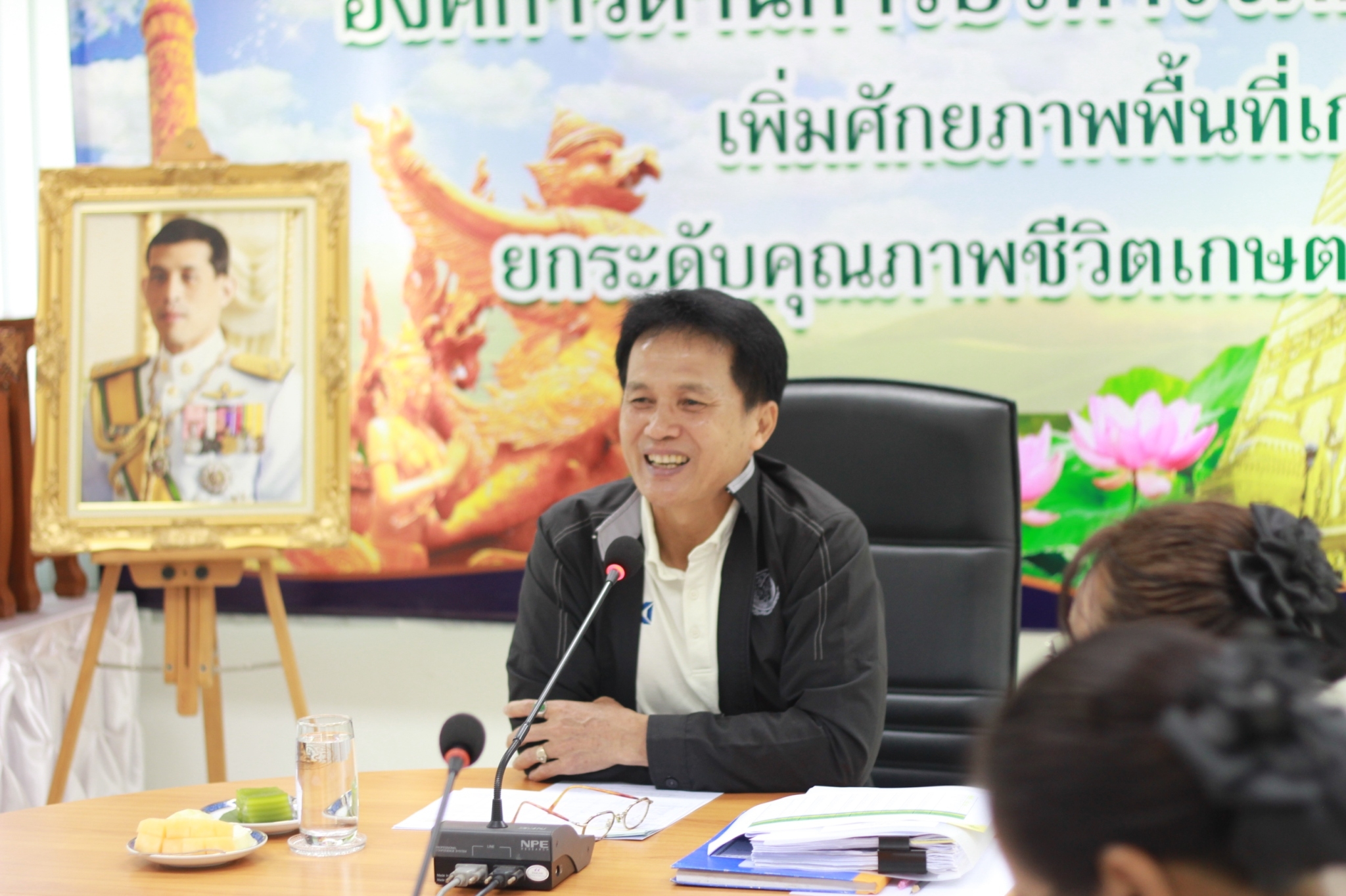 วันที่ 26 มีนาคม 2567 นายประพันธ์ คำบาง ผู้ตรวจราชการกรม สำนักงานการปฏิรูปที่ดินเพื่อเกษตรกรรม และ นางสาวพยอม กุลพันธ์ นักวิชาการปฏิรูปที่ดินชำนาญการพิเศษ รักษาราชการแทนปฏิรูปที่ดินจังหวัดอุบลราชธานี พร้อมเจ้าหน้าที่ ส.ป.ก.อุบลราชธานี ร่วมประชุมติดตามแผนงานและผลงานการดำเนินงาน ประจำปีงบประมาณ พ.ศ.2567