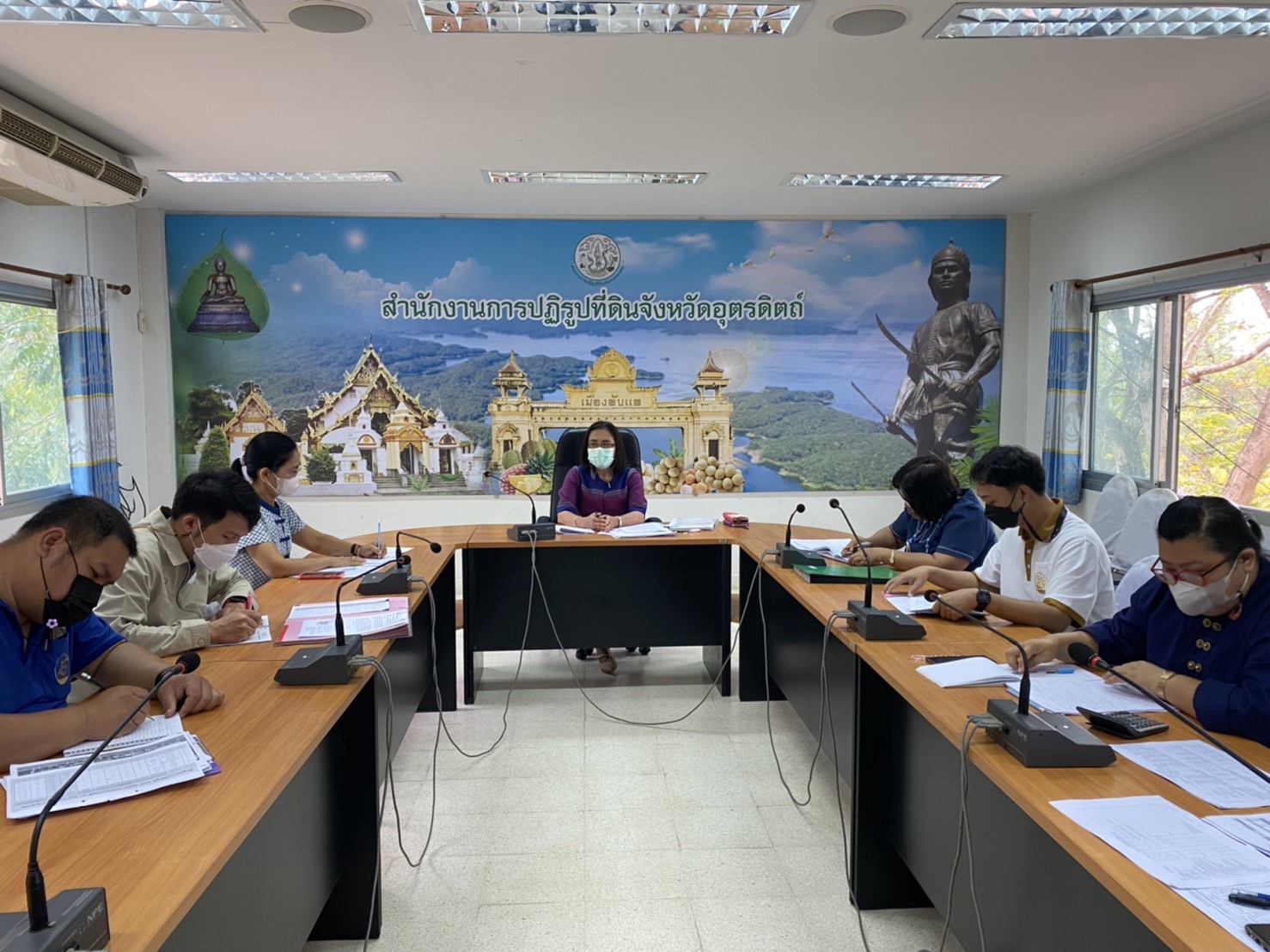 ส.ป.ก.อุตรดิตถ์ ประชุมข้าราชการ และเจ้าหน้าที่  ประจำเดือน กุมภาพันธ์ 2566
