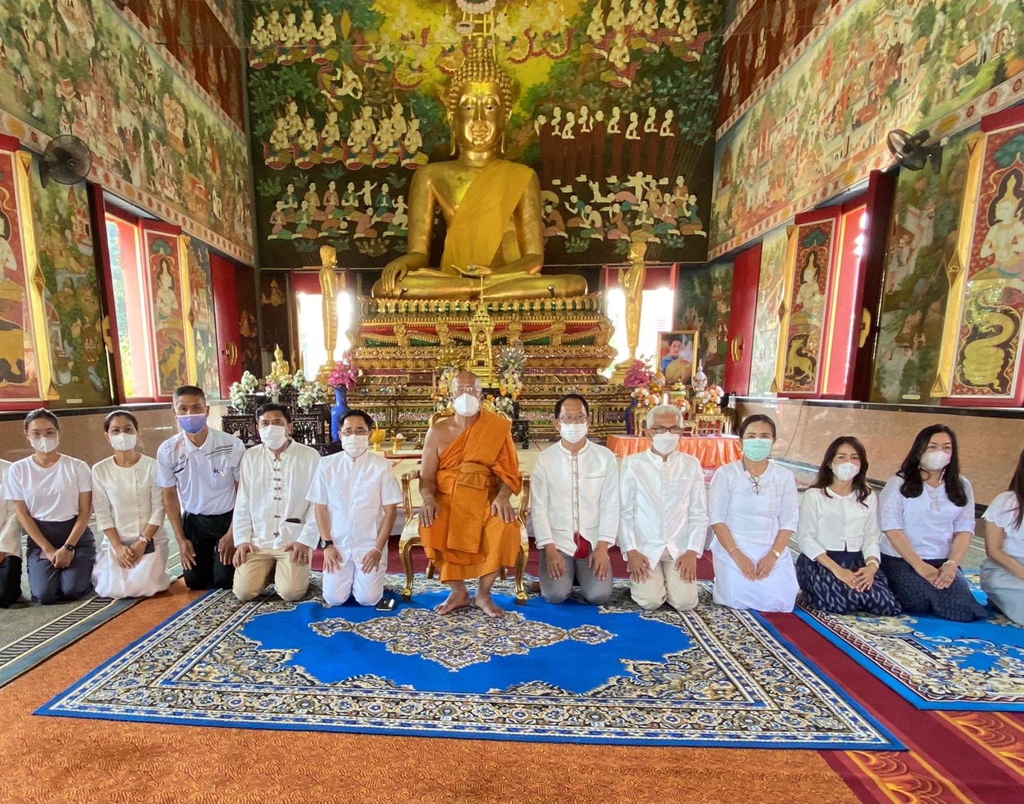 ส.ป.ก.อุตรดิตถ์ ร่วมพิธีเจริญพระพุทธมนต์และเจริญจิตตภาวนา