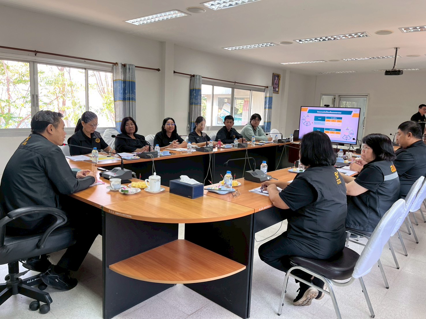 title - ผู้ตรวจราชการ ส.ป.ก. ประชุมติดตามผลการดำเนินงานตามแผนการตรวจราชการของ ส.ป.ก. ประจำปีงบประมาณ พ.ศ. ๒๕๖๙ รอบที่ ๑ จังหวัดอุตรดิตถ์