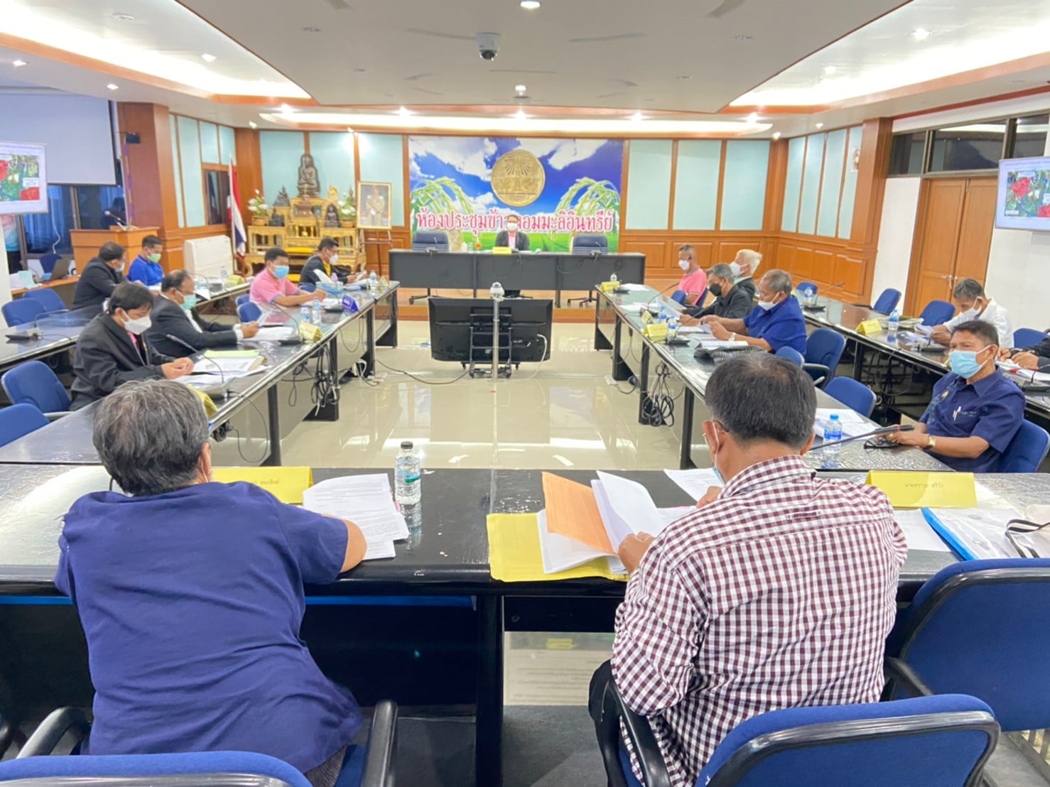 ส.ป.ก.ยโสธร ประชุมคณะทำงานแก้ไขปัญหาพื้นที่สาธารณประโยชน์ทับซ้อนที่ดินทำกินและที่อยู่อาศัยของประชาชน ครั้งที่ 1 / 2565