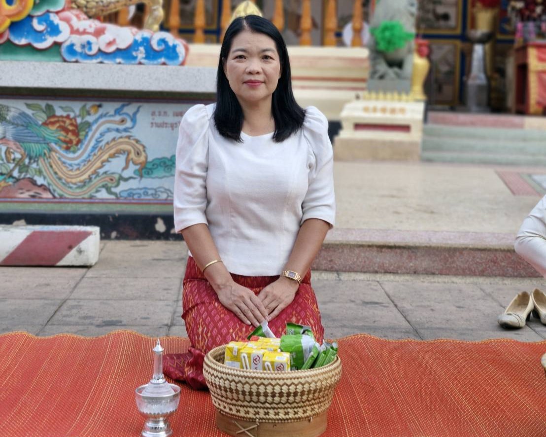 ส.ป.ก.ยโสธร ร่วมกิจกรรมทำบุญตักบาตรย้อนยุควิถีถิ่น วิถีไทย ถนนคนเดินยโสธร เมืองเก่าบ้านสิงห์ท่า ประจำปี 2568