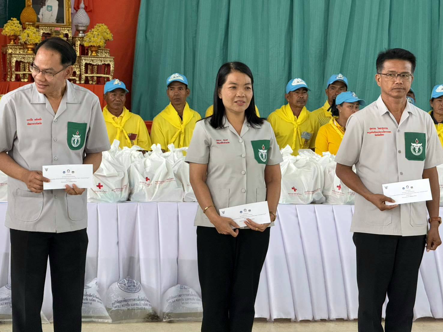 ส.ป.ก.ยโสธร ร่วมออกปฏิบัติงานหน่วยแพทย์เคลื่อนที่ พอ.สว.จังหวัดยโสธร