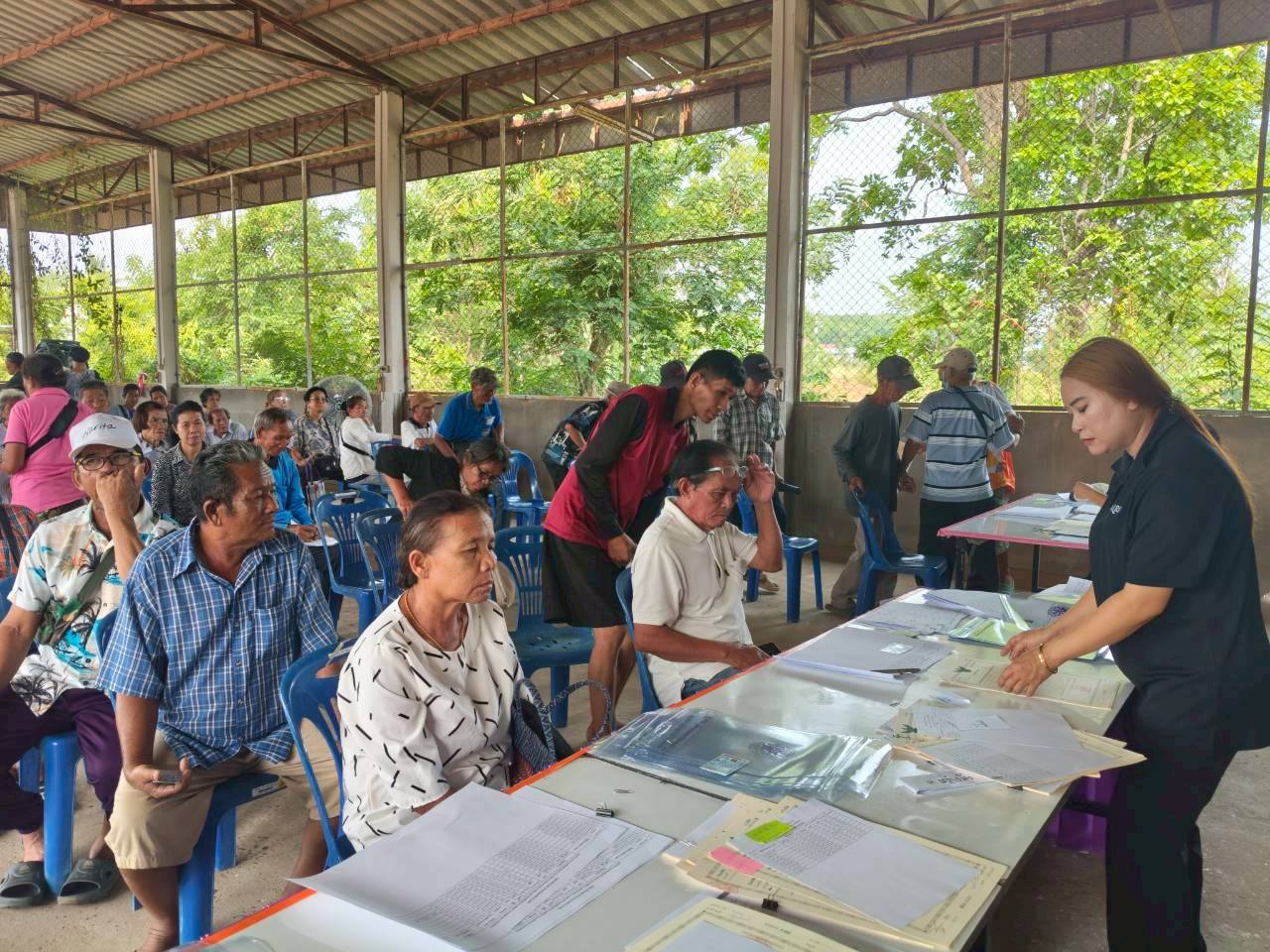 title - ส.ป.ก.ยโสธร ออกศูนย์บริการประชาชนเคลื่อนที่ (Mobile Unit) ปี พ.ศ. 2569 (ตามนโยบาย ช่วยลดค่าใช้จ่ายในการเดินทางของเกษตรกรในพื้นที่ห่างไกล)