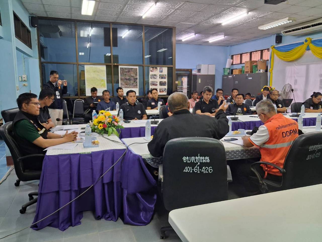 title - ส.ป.ก.ยโสธร ร่วมสำรวจพื้นที่และประชุมหารือแนวทางแก้ไขปัญหาน้ำป่าไหลหลากและดินโคลนทับถม ณ องค์การบริหารส่วนตำบลทุ่งมนตำบลทุ่งมน อำเภอคำเขื่อนแก้ว จังหวัดยโสธร