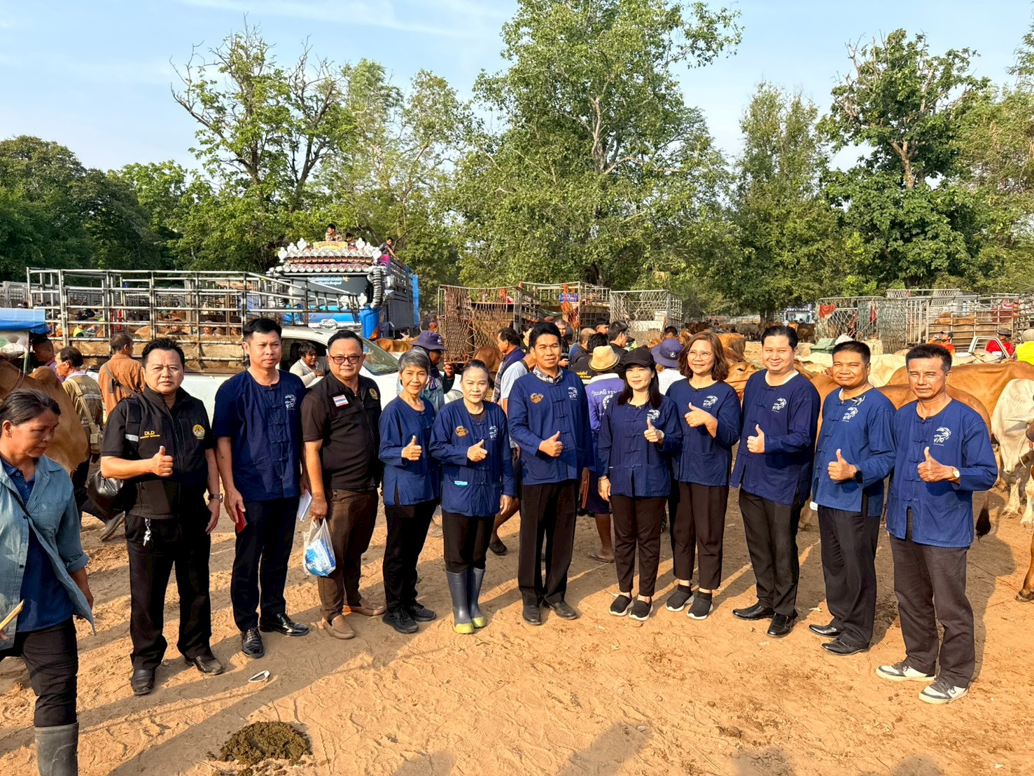 title - ส.ป.ก.ยโสธร ร่วมลงพื้นที่ตรวจเยี่ยม ตลาดนัดโค-กระบือ ณ บ้านเชียงหวาง  ตำบลสำราญ อำเภอเมืองยโสธร จังหวัดยโสธร