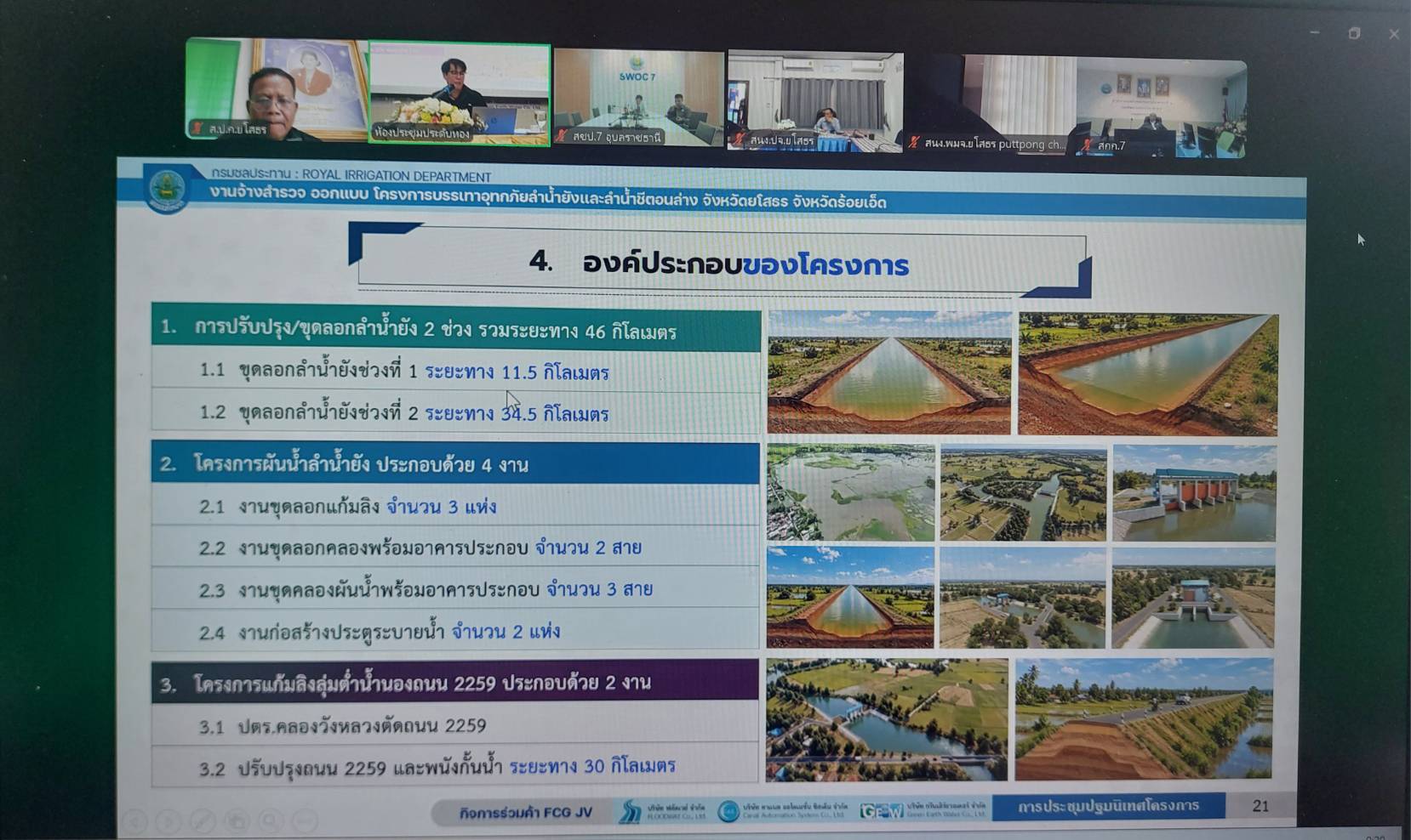 title - ส.ป.ก.ยโสธร ร่วมการประชุมปฐมนิเทศโครงการ งานจ้างสำรวจ ออกแบบ โครงการบรรเทาอุทกภัยลำน้ำยังและลำน้ำชีตอนล่าง จังหวัดยโสธร และจังหวัดร้อยเอ็ด