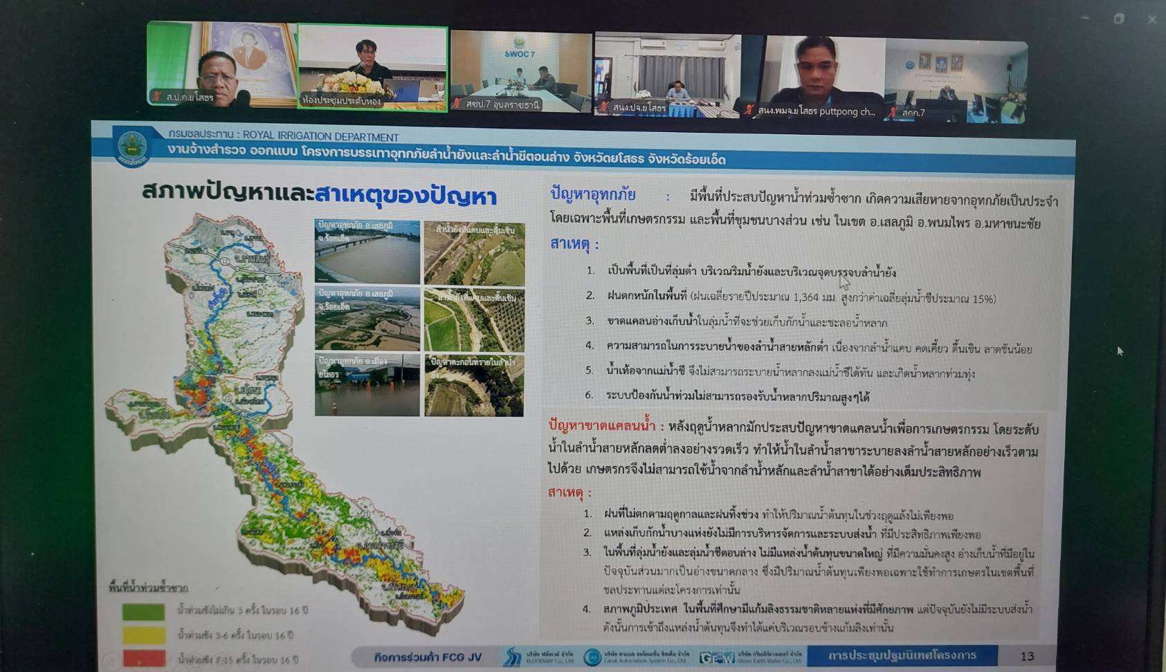 title - ส.ป.ก.ยโสธร ร่วมการประชุมปฐมนิเทศโครงการ งานจ้างสำรวจ ออกแบบ โครงการบรรเทาอุทกภัยลำน้ำยังและลำน้ำชีตอนล่าง จังหวัดยโสธร และจังหวัดร้อยเอ็ด